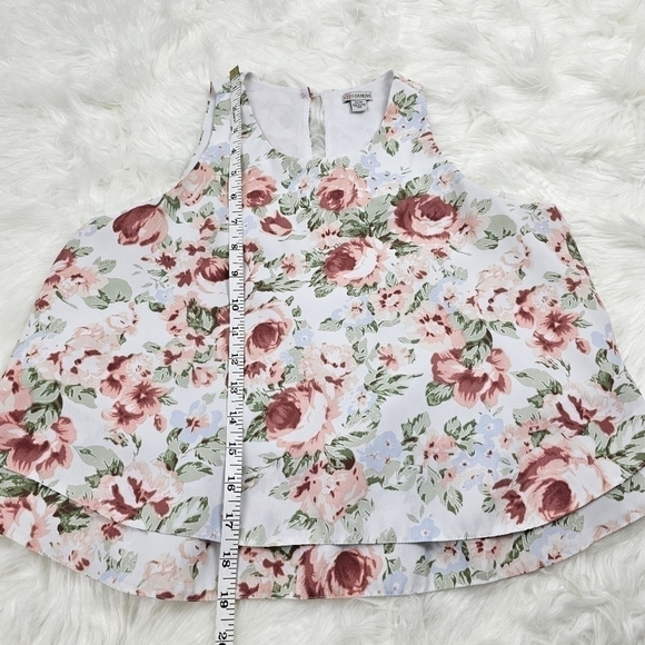 Guess Floral Tiered Sleeveless Blouse - Picture 3 of 7